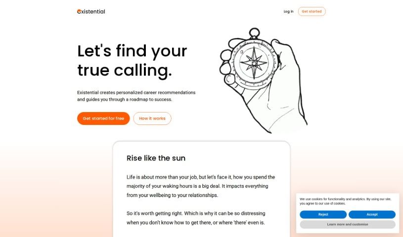 Screenshot of Existential