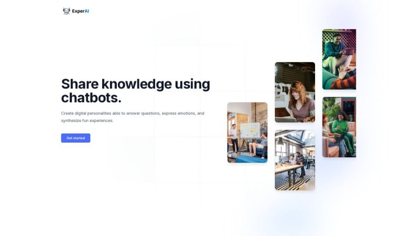 Screenshot of ExperAI