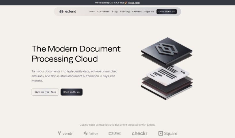Screenshot of Extend
