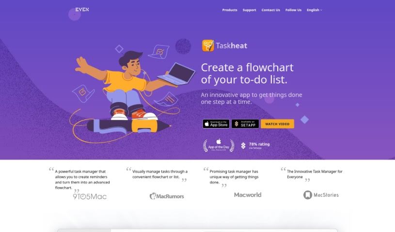Screenshot of Eyen Taskheat AI Assistant
