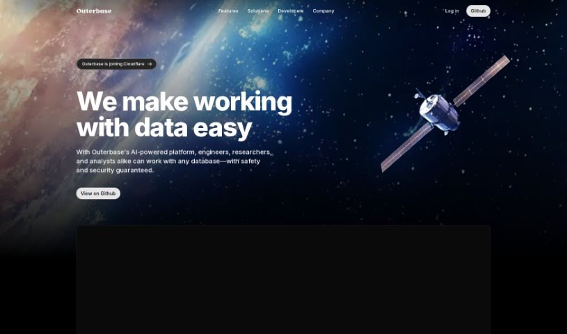 Screenshot of Outerbase