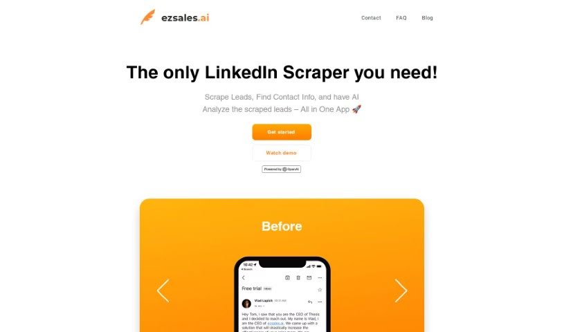 Screenshot of Ezsales