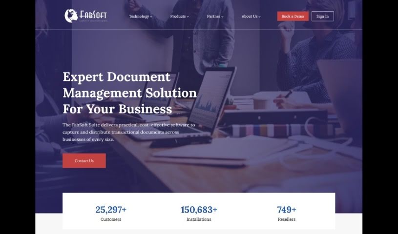Screenshot of FabSoft