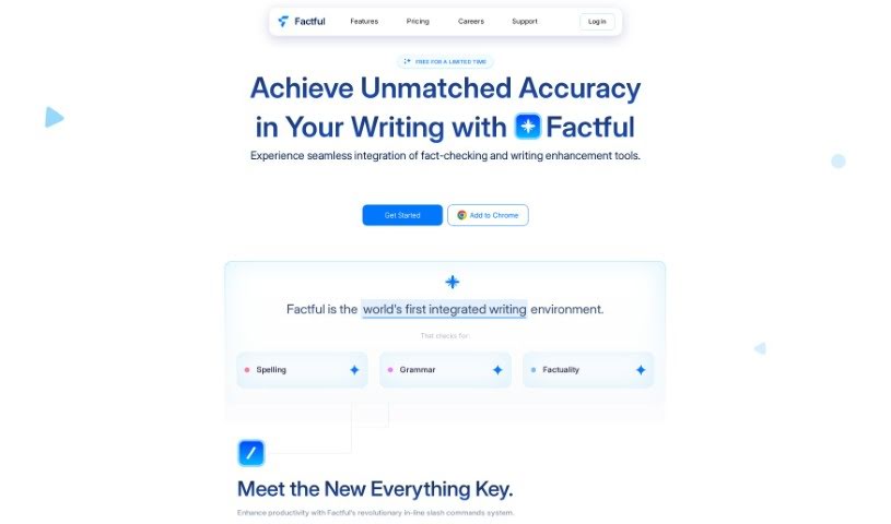 Screenshot of Factful