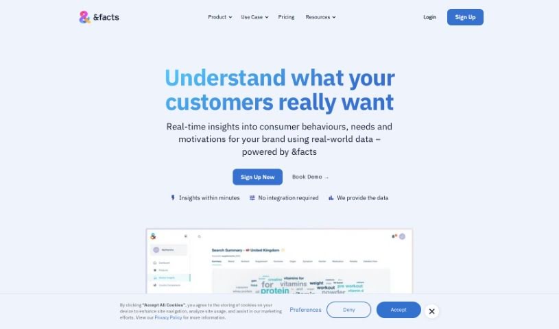 Screenshot of &Facts