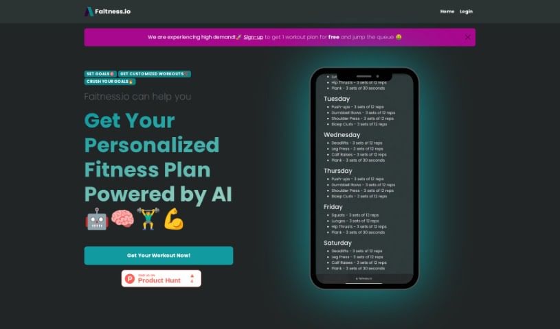 Screenshot of Faitness