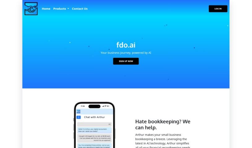 Screenshot of Fdo AI