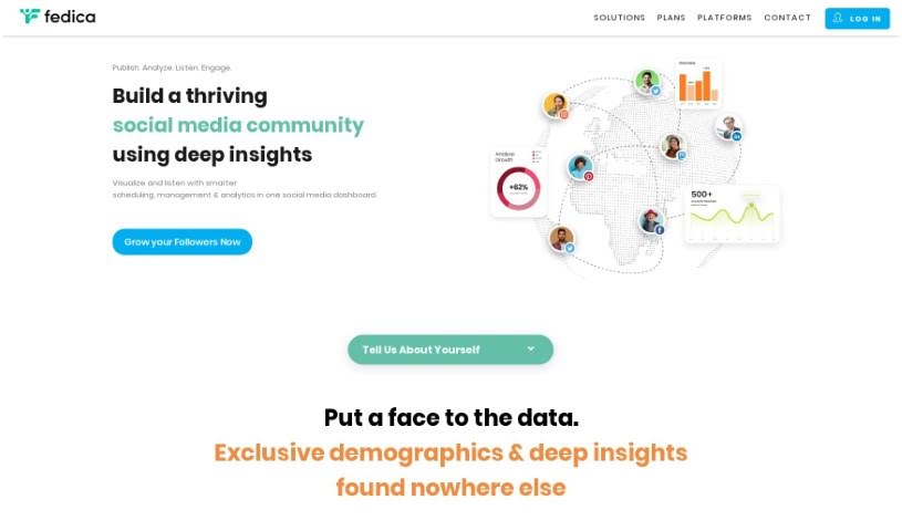 Screenshot of Fedica