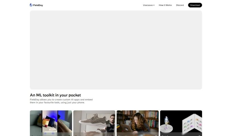 Screenshot of Fieldday