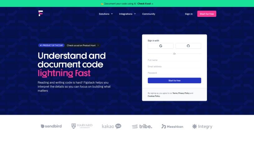 Screenshot of Figstack