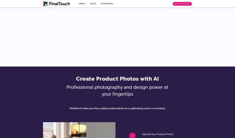 Screenshot of FinalTouch