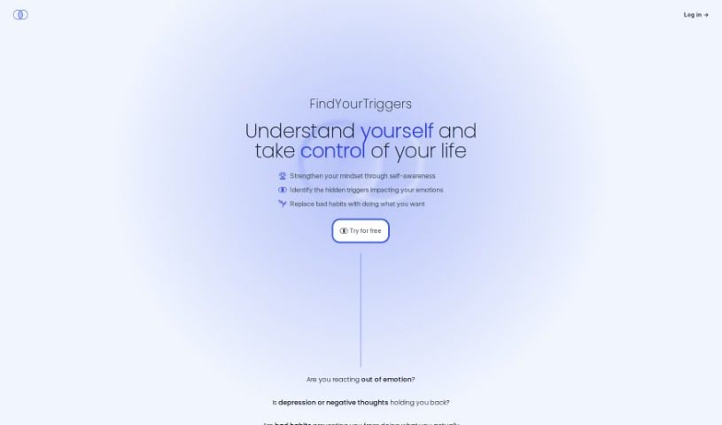 Screenshot of FindYourTriggers