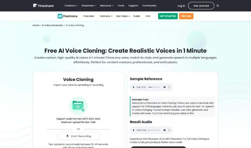 Screenshot of FineShare SonixTw