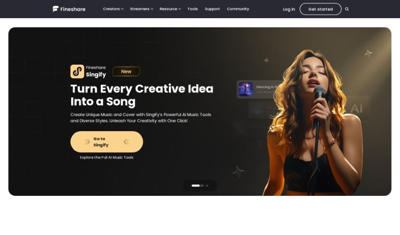 Screenshot of Fineshare