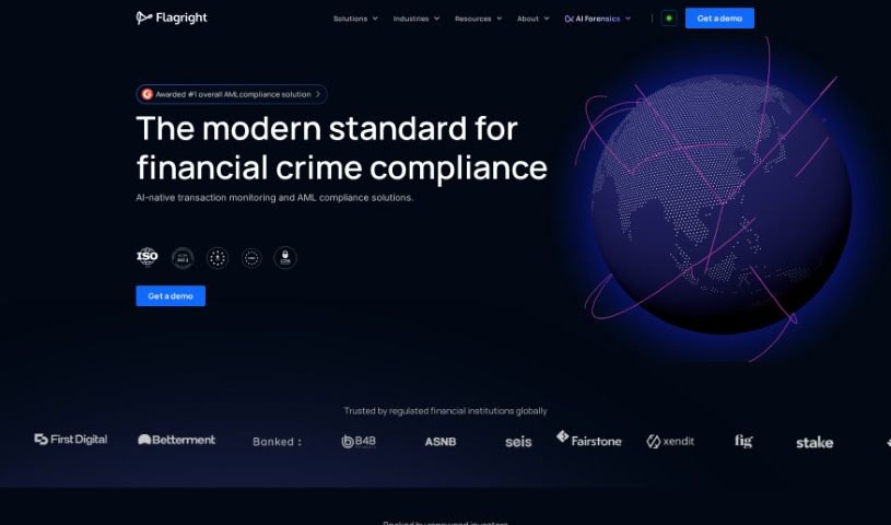 Screenshot of Flagright