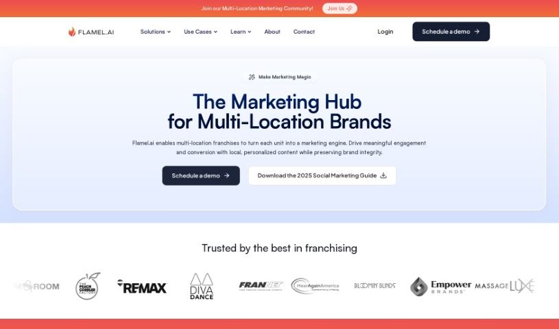 Screenshot of Flamel.ai