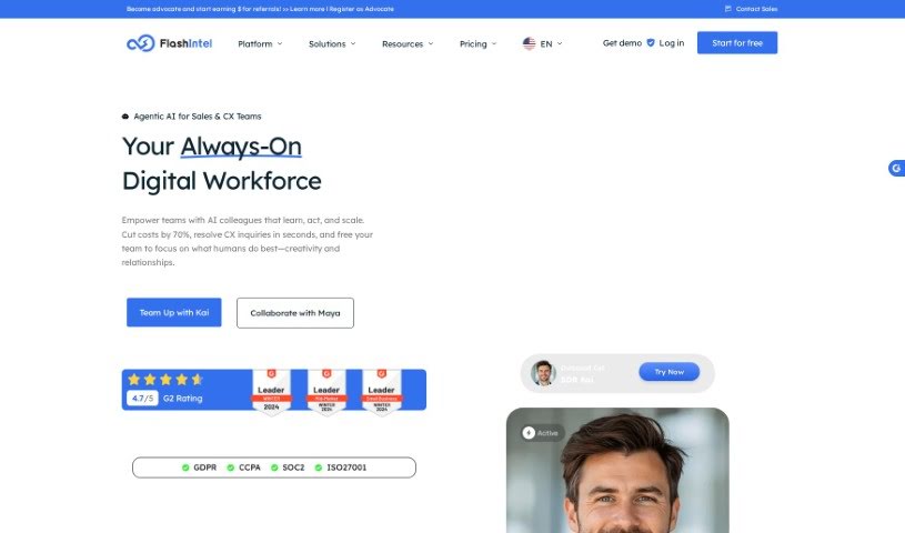 Screenshot of FlashIntel