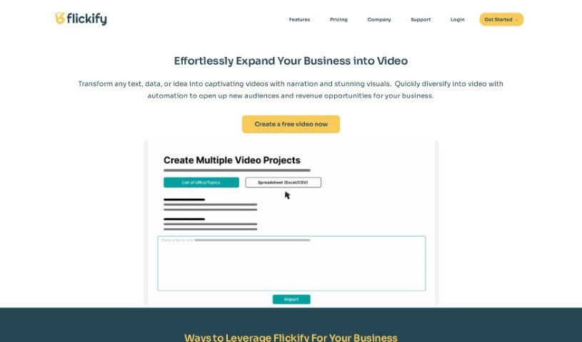 Screenshot of Flickify