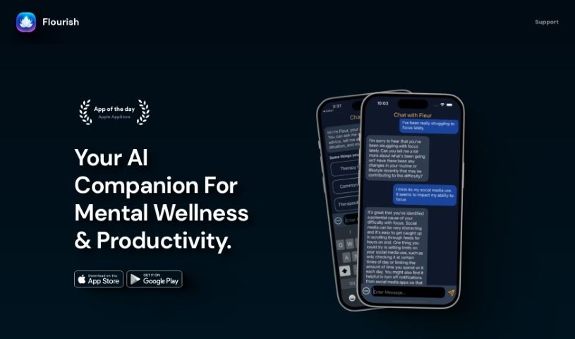 Screenshot of Flourish