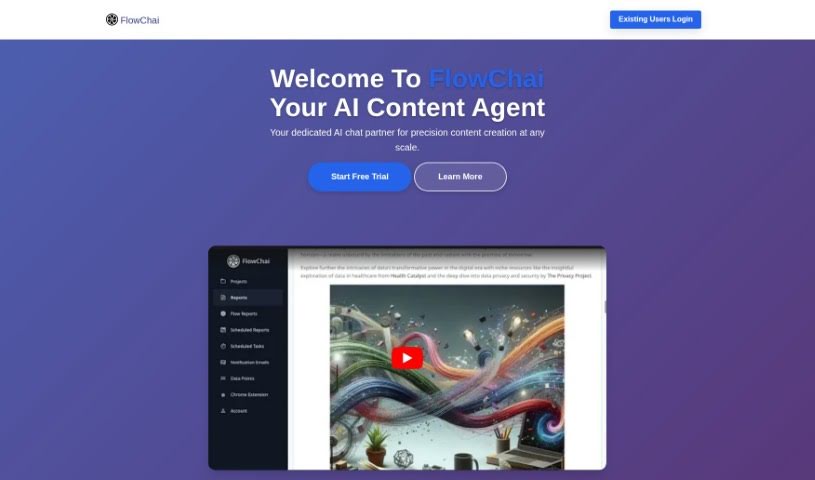 Screenshot of FlowChai