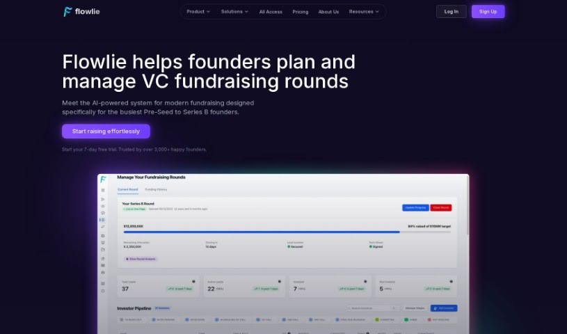 Screenshot of Flowlie
