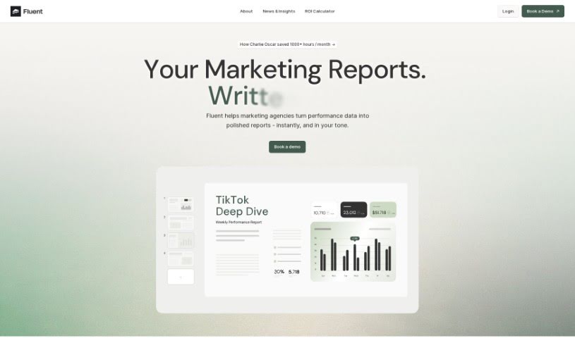 Screenshot of Fluenthq