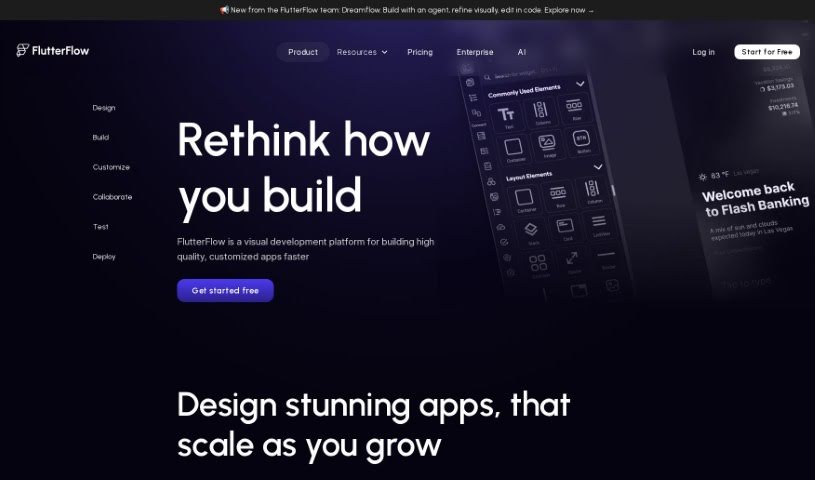 Screenshot of FlutterFlow AI Gen