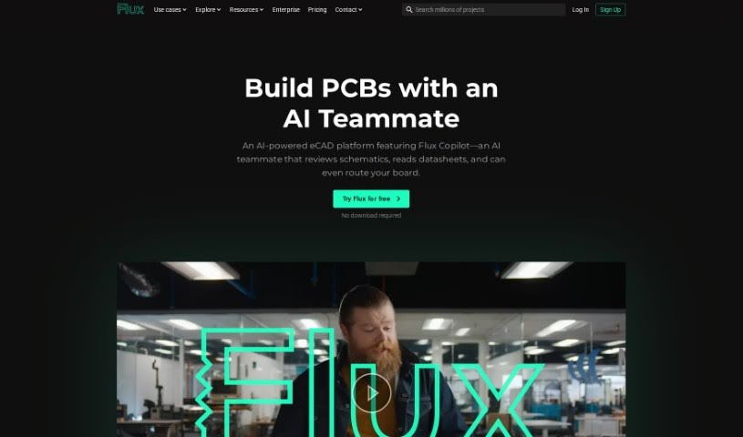 Screenshot of Fluxai