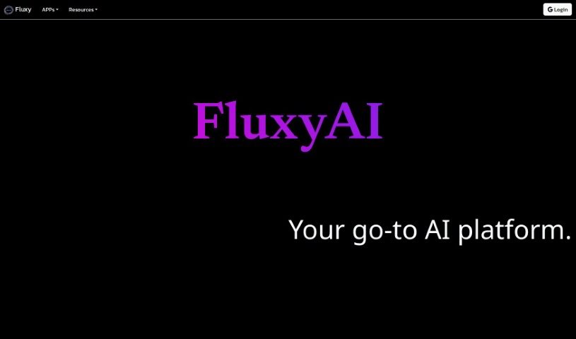 Screenshot of Fluxy AI