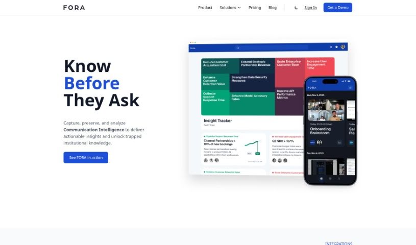 Screenshot of Fora Day