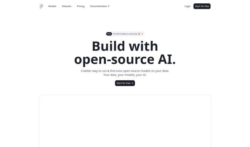 Screenshot of Forefront