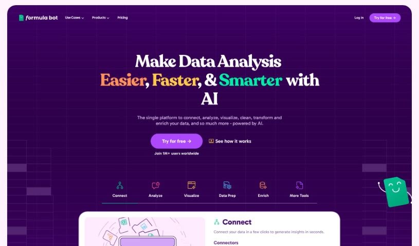 Screenshot of Formula Bot
