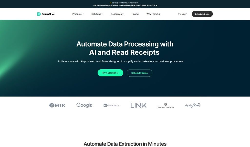 Screenshot of Formx.ai