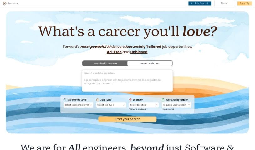 Screenshot of Forward