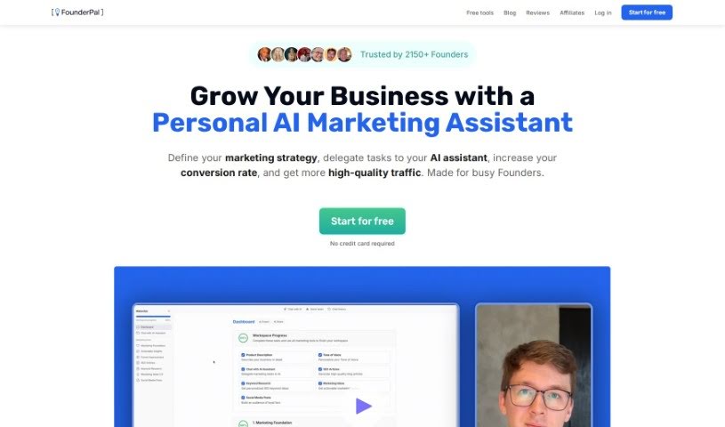 Screenshot of FounderPal