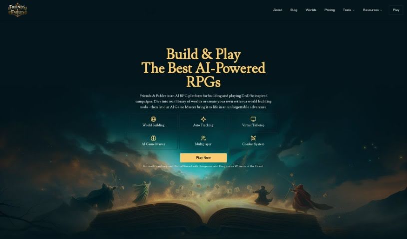 Screenshot of Friends & Fables