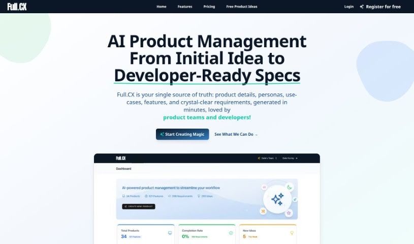 Screenshot of Full.cx