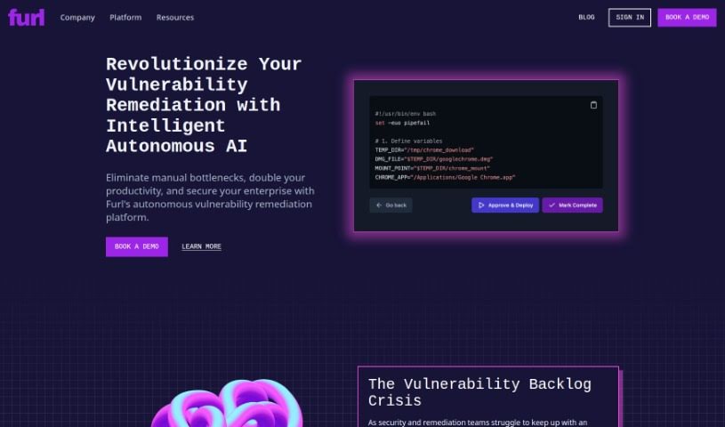Screenshot of furl AI