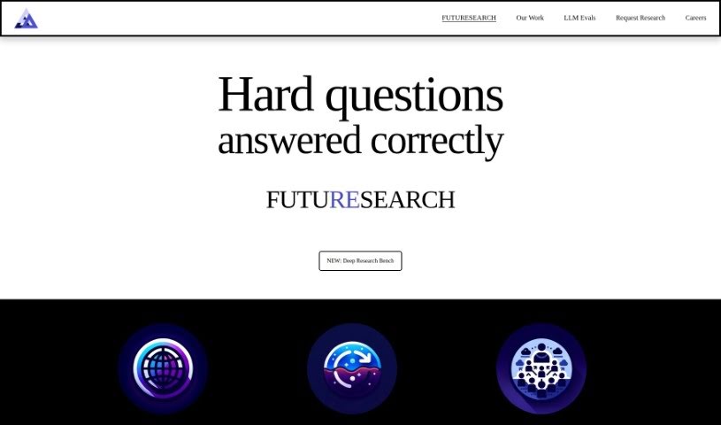 Screenshot of Futuresearch