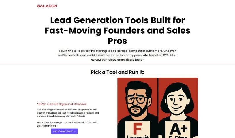 Screenshot of Galadon