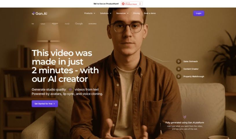 Screenshot of Gan.ai