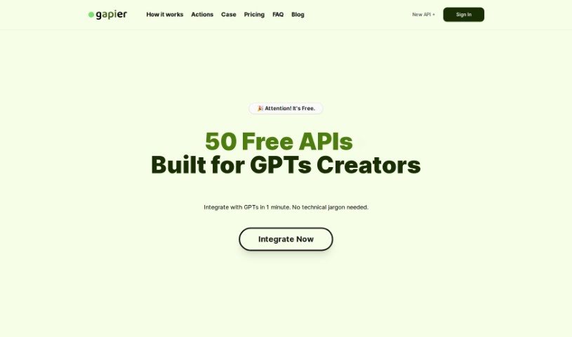 Screenshot of Gapier