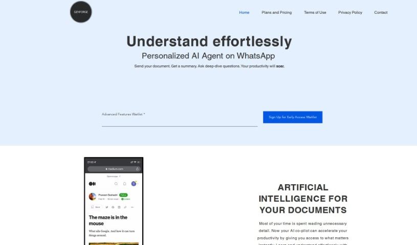 Screenshot of Genforge