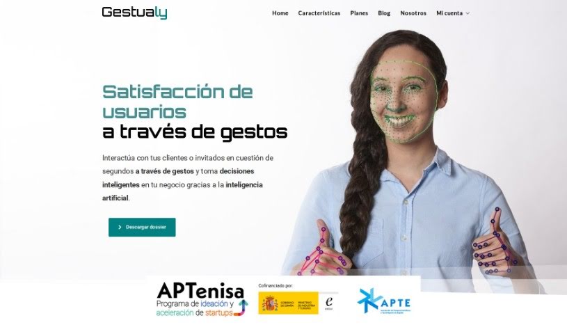 Screenshot of Gestualy