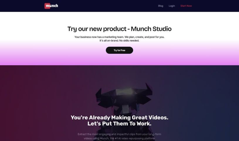 Screenshot of Get Munch