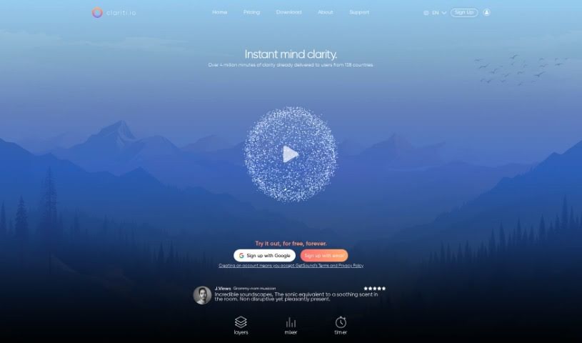 Screenshot of Getsound.ai