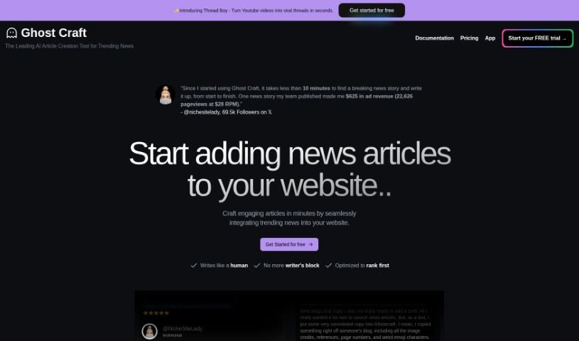 Screenshot of Ghost Craft AI