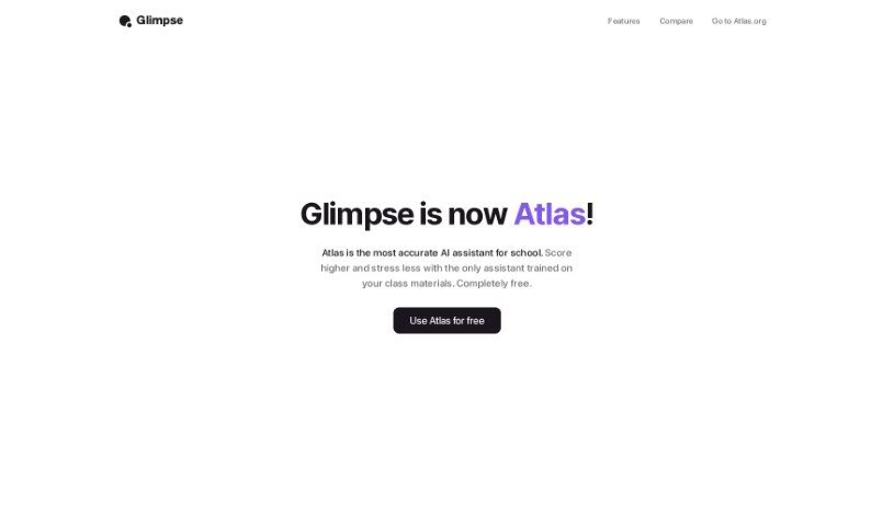 Screenshot of Glimpse