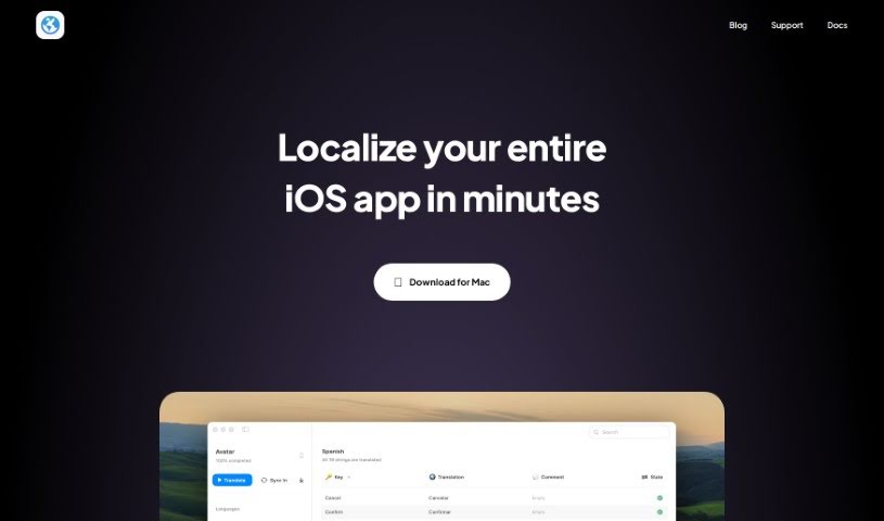 Screenshot of Globify
