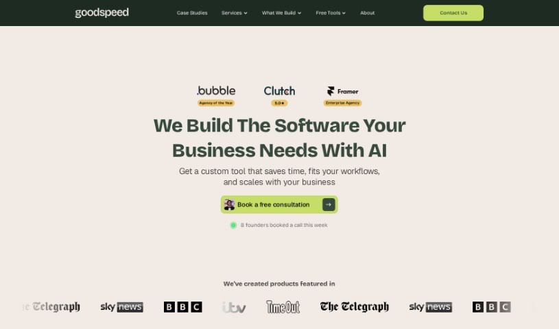 Screenshot of Goodspeed Studio